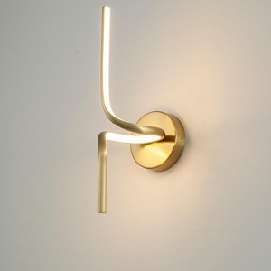 Rennnsan Droven 15" H Hardwired Liner Modern Industrial LED Dimmable Wall Sconce - 1 of 4