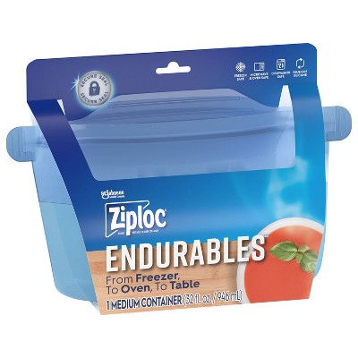 Blue Medium Silicone Freezer-to-Oven Bowl, 32 oz