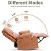 Oversized 27" Recliner Chairs with Heat and Massage - 360° Swivel Lazy Recliner Chair for Adults- Manual Rocking Chair with Cup Holder - 4 of 4
