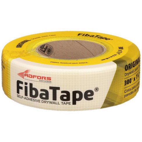 Saint-gobain Adfors Fibatape 300 Ft. L X 1-7/8 In. W Fiberglass Mesh Yellow  Self Adhesive Drywall Jo : Target
