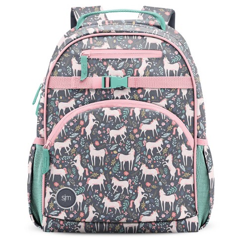 Simple Modern Backpack for Girls Kids Toddler School Boys, 12 Liter Fletcher, Unicorn Fields