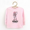 Howdyween Skeleton - Kids Toddler Long Sleeve Tee and Kids Youth Long Sleeve Tee - 2 of 3
