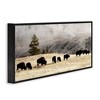 Stupell Industries Grazing Bison Foggy Countryside, 30" x 13" - 3 of 4