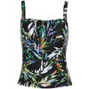 VENUS Womens Sydney Ruched Tankini - 3 of 3