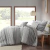 Corey Full/Queen 5pc Cotton Comforter Set Gray : Target