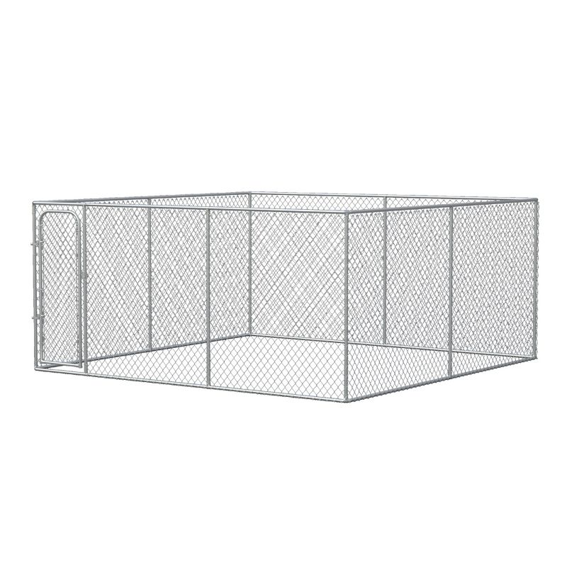 PawHut Dog Playpen for Small Dogs & Medium Large Dogs, Outdoor Playpen Dog Exercise Pen with Anti-Jumping Height, Dog Run Enclosure, 5 of 8