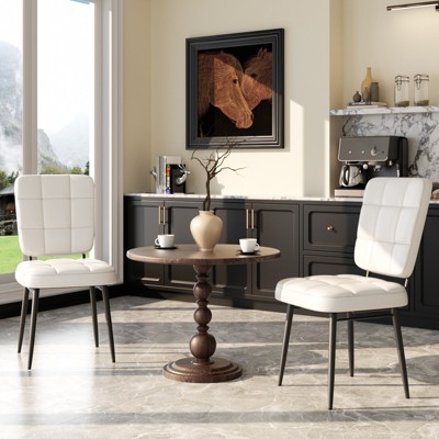 Aheaplus Dining Chairs Set of 2/4/6/8, Upholstered Kitchen Chairs with Thick Cushion for Dining Room