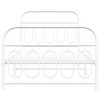 vidaXL Metal Bed Frame without Mattress with Footboard White 39.4"x78.7" - 4 of 4
