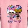 Boys' - LOL Surprise! - LOL Heart Graphic Long Sleeve Fleece Sweatshirt - 2 of 3