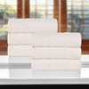 Ribbed Cotton Highly Absorbent Medium Weight Bath Towels, Set of 3 by Blue Nile Mills - 2 of 4