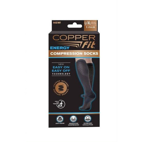 Tommie Copper Compression Socks 2 Pack - Black