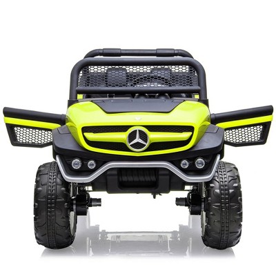 24V Ride On Truck Car for Kids 2 Seater Licensed Mercedes Benz Toddles Electric Car Ride On Toy with Remote Control