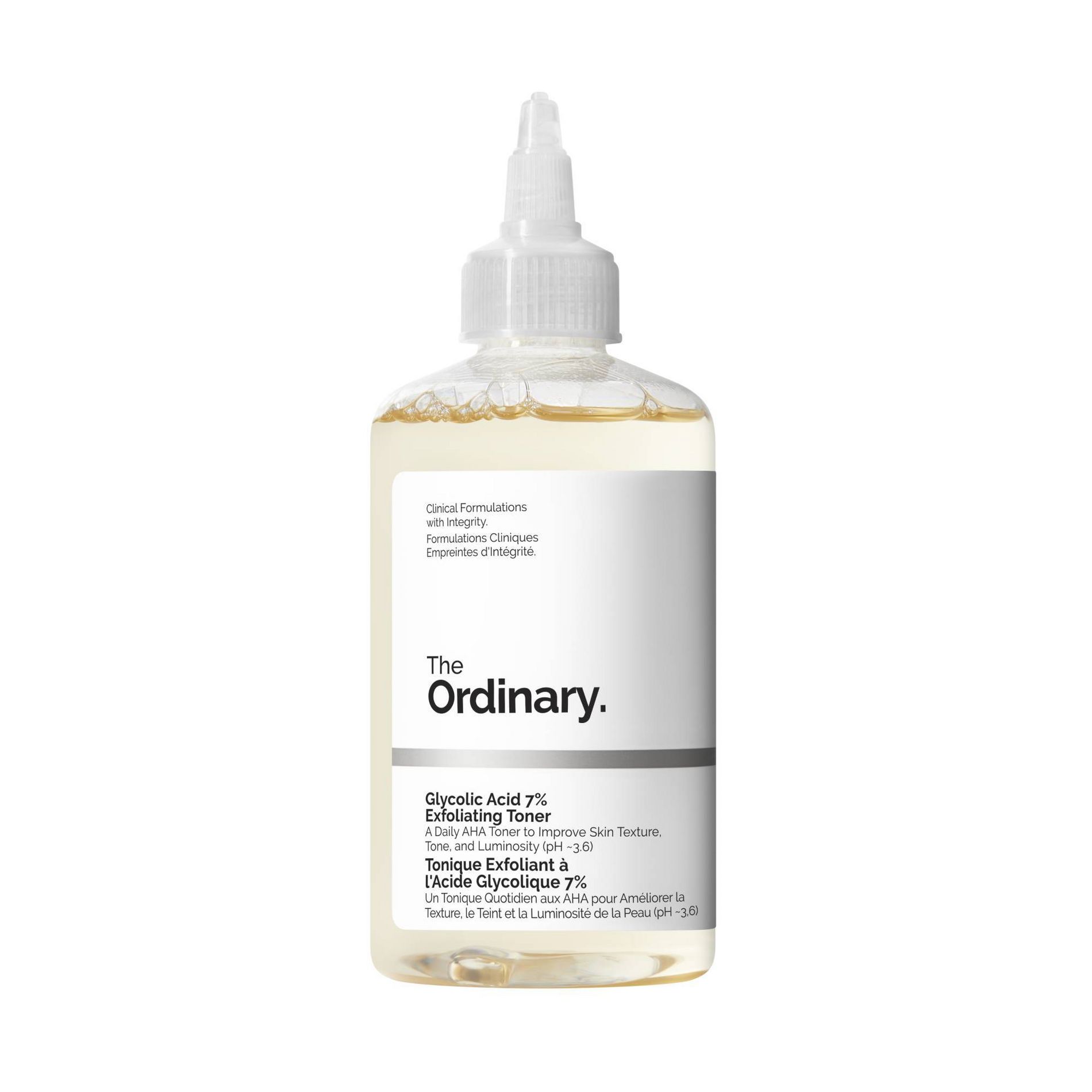 The Ordinary Glycolic Acid 7% Exfoliating and Brightening Daily Toner - 8 fl oz - Ulta Beauty: Alcohol-Free, Oil-Free, Vegan, Gluten-Free