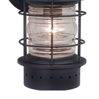 Burnished Bronze Nautical Lantern Outdoor Wall Light