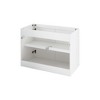 Modway Vitality 36" Wall-Mount Vanity – Floating Bathroom Sink Cabinet with Dual Drawers and Modern Wood Grain Finish - 4 of 4