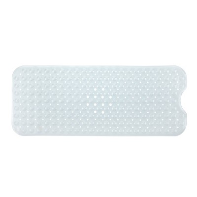 XL Non-Slip Bathtub Mat with Drain Holes Clear - Slipx Solutions