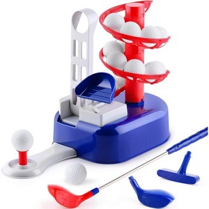 iPlay, iLearn Kids Blue Golf Toy Set W/Left & Right Club Head - 1 of 3