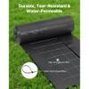 VEVOR Silt Fence Fabric Roll, 2 x 100 ft Backed Wire Silt Fence, Erosion Control Fencing for Sediment Retention, Industrial Grade, Black - 4 of 4