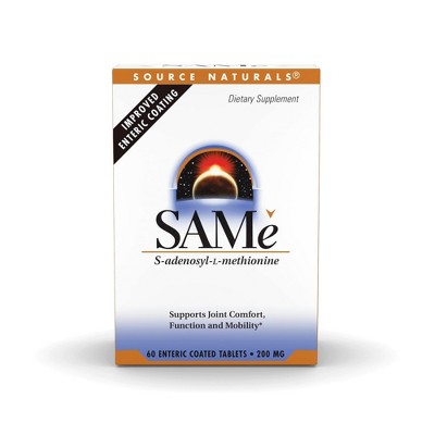 SAMe 200mg by Source Naturals, Inc.  -  60 Tablet