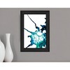 HomeRoots Ocean Living Black Framed Print Wall Art - 2 of 4