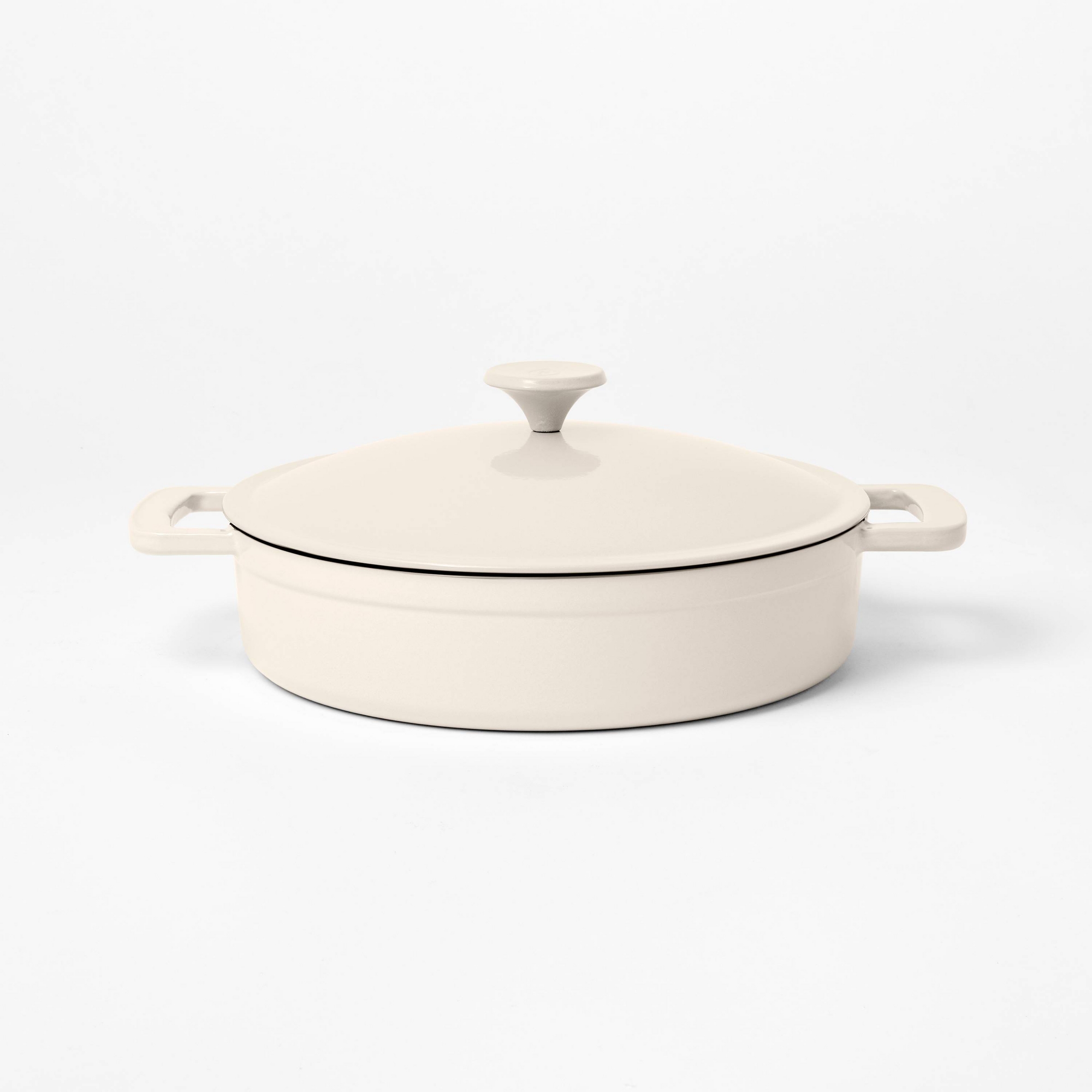 3.5qt Enamel Braiser Cream - Figmint™