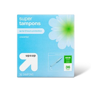 Tampons - Super Absorbency - Plastic - 36ct - up&up™ - 1 of 3