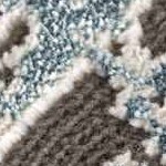 tan, teal, sky blue, beige, dark brown, burnt orange