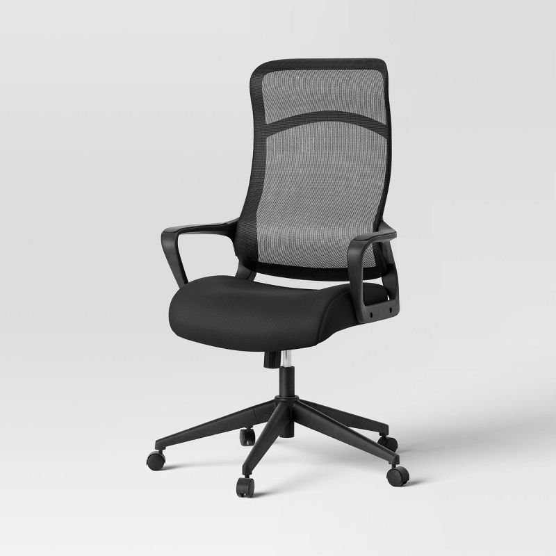 Comfort Office Chair Black - Room Essentials&#8482;, 1 of 9