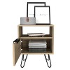 Gulches Modern Nightstand with Hairpin Legs - Stylish Storage Solution - 2 of 4