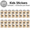 Big Dot of Happiness Bump, Set, Spike - Volleyball - Birthday Party Favor Kids Stickers - 16 Sheets - 256 Stickers - 2 of 4