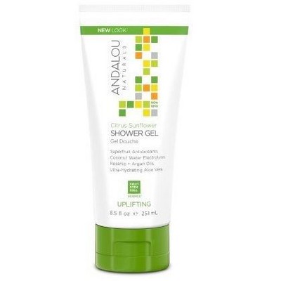 Citrus Sunflower Uplifting Shower Gel by Andalou Naturals  -  8.5 oz Gel