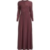Lands' End Women's Silky Knit Ruched Maxi Dress - 3 of 4