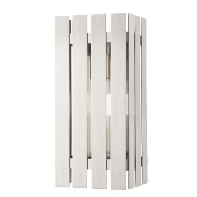 Livex Lighting Greenwich 1 - Light Wall Light in  Brushed Nickel