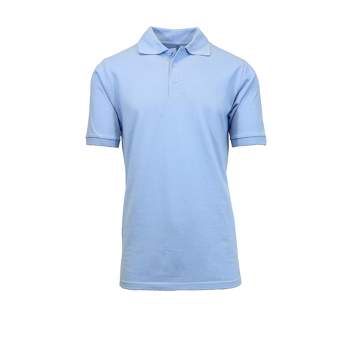 Galaxy By Harvic Men's Short Sleeve Pique Polo Shirt