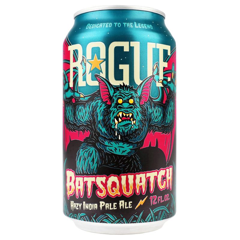 Rogue Batsquatch Hazy IPA Beer - 6pk/12 fl oz Cans, 2 of 5