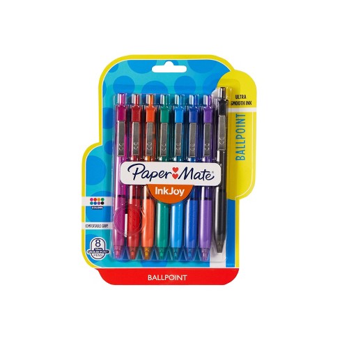 mate paper inkjoy 300rt ballpoint retractable multicolor 8pk pen target