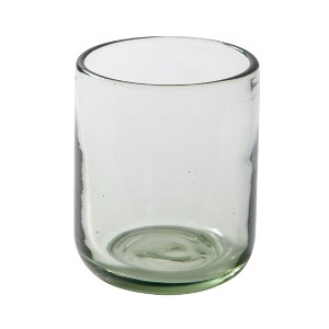 Bloomhouse Sayulita Spring 8-Piece Hand Made 16 oz Jadeite Colored Glass Double Old Fashioned Set w/ Coasters - 1 of 4