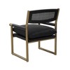 TOV Furniture Harlow Performance Vegan Leather Armchair in Black - 4 of 4