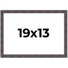 PosterPalooza | Slim Profile Brown Picture Frame - UV Acrylic, Backing Board, Hanging Hardware Included - 2 of 4
