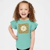 The Juniper Shop SmileyWorld Summer Wave Stacked Flutter Sleeve Tee - 2 of 4