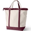 Lands' End Zip Top Canvas Tote Bag - 4 of 4