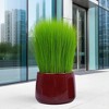 Wooakway 14" Dia Outdoor Indoor Ceramic Planter Pot Decorative Planter with Drainage Hole Patio Flower Pot - 4 of 4