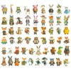 Wrapables Waterproof Vinyl Stickers for Water Bottles, Laptop, Phones, Skateboards, Decals for Teens, 100pcs, Rustic Creatures - 4 of 4