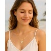 Molenia Pearl Necklace, CZ Crab Pearl Pendant Necklace, 14K Gold Plated Sterling Silver Dainty Summer Necklace for Women, Personalized Gift for Her - 2 of 4
