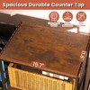 MOEPISY Record Player Stand With Vinyl Storage, 3-Tier Turntable Record Stand Holder, Holds Up to 300 Albums - 4 of 4
