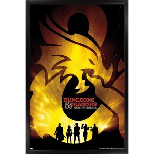 Trends International Dungeons & Dragons: Honor Among Thieves - Teaser One Sheet Framed Wall Poster Prints - 1 of 4