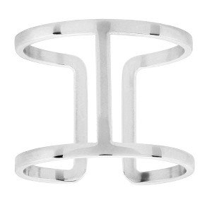 ELYA Geometric Open Ring - Silver (Size 5), Women