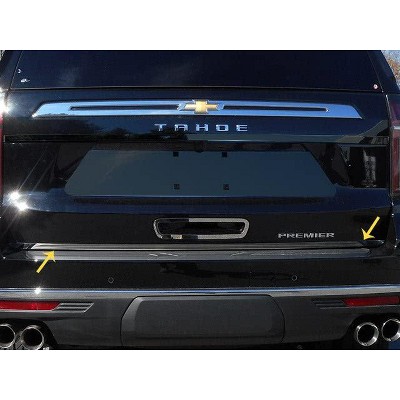 QAA Part is a 1 Piece Stainless Steel Rear Deck Trim, Trunk Lid Accent, 7/8" Width That is Compatible with Chevrolet Tahoe 2021-2023
