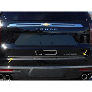 QAA Part is a 1 Piece Stainless Steel Rear Deck Trim, Trunk Lid Accent, 7/8" Width That is Compatible with Chevrolet Tahoe 2021-2023 - 1 of 4