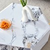 KIGFTSOD Hexagonal MDF Coffee Table, Wood Grain Pattern Stickers, Storage Shelves for Living Room, Bedroom, Office - 3 of 4